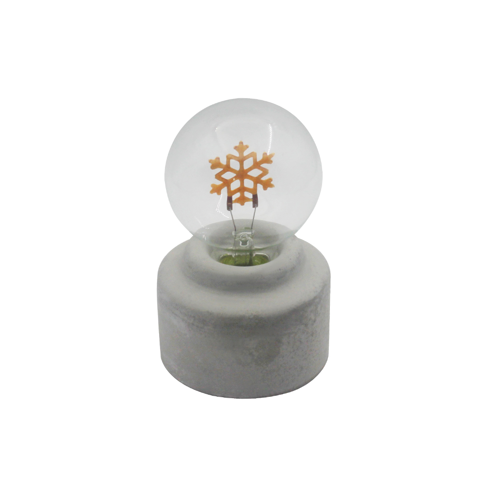 LED cementové základne fľaša svetlo